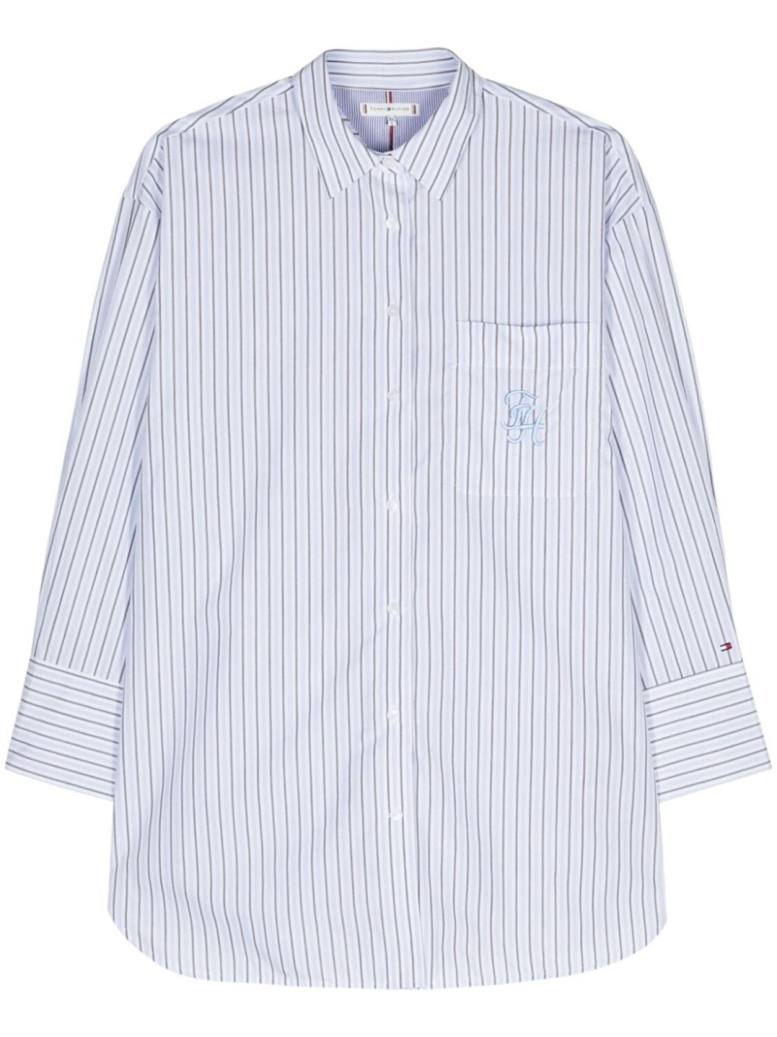 

Tommy Hilfiger полосатая рубашка, синий