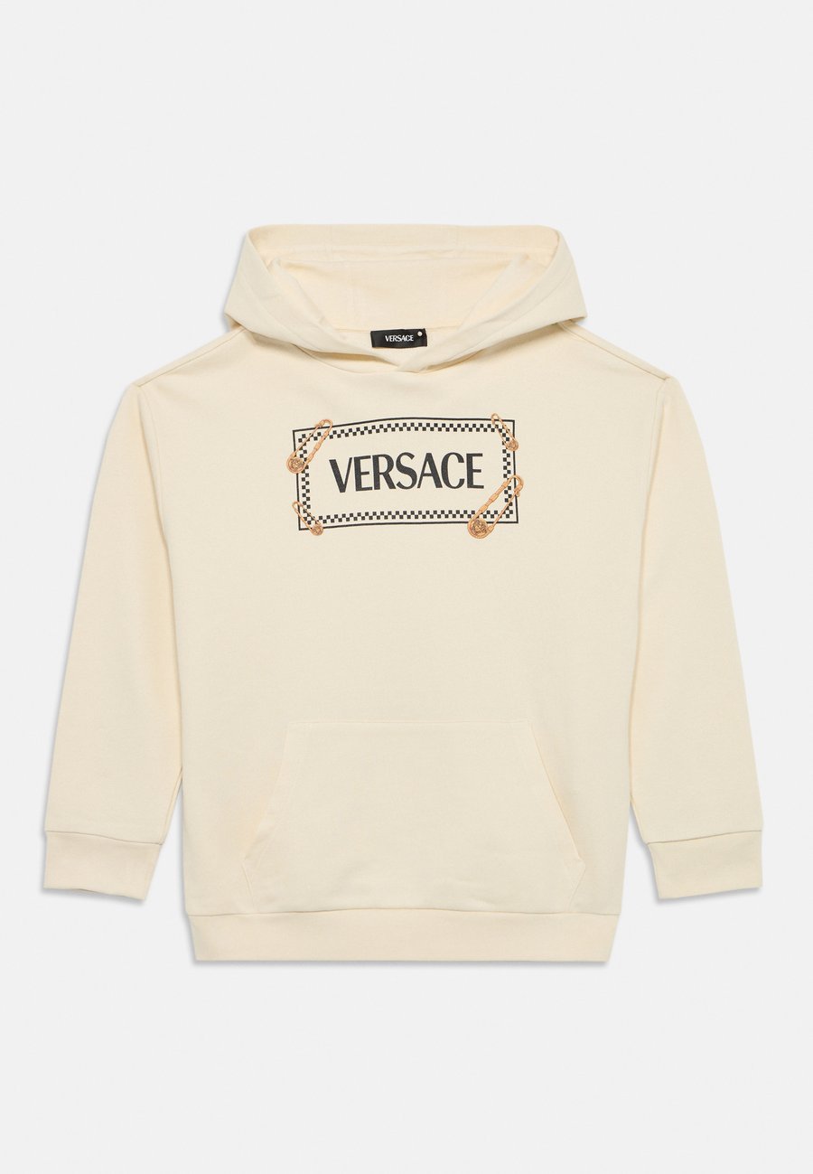 

Худи Versace VINTAGE LOGO PINNED KIDS PRINT UNISEX, Ivory/Black/Gold/White