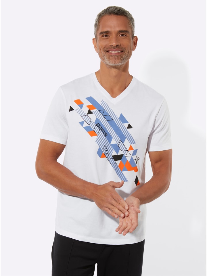 

Рубашка с короткими рукавами белого цвета Sieh an!