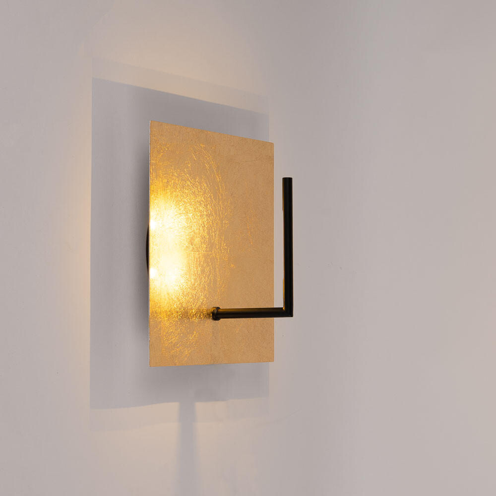 

Светодиодный настенный/потолочный светильник s.luce, 30x30x16 см, золотой