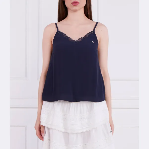 

Топ свободного кроя Tommy Hilfiger, синий