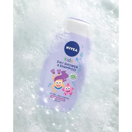 NIVEA 2в1 Очищающее средство для тела и волос с гелем с фруктовым ароматом 500мл — фото 3
