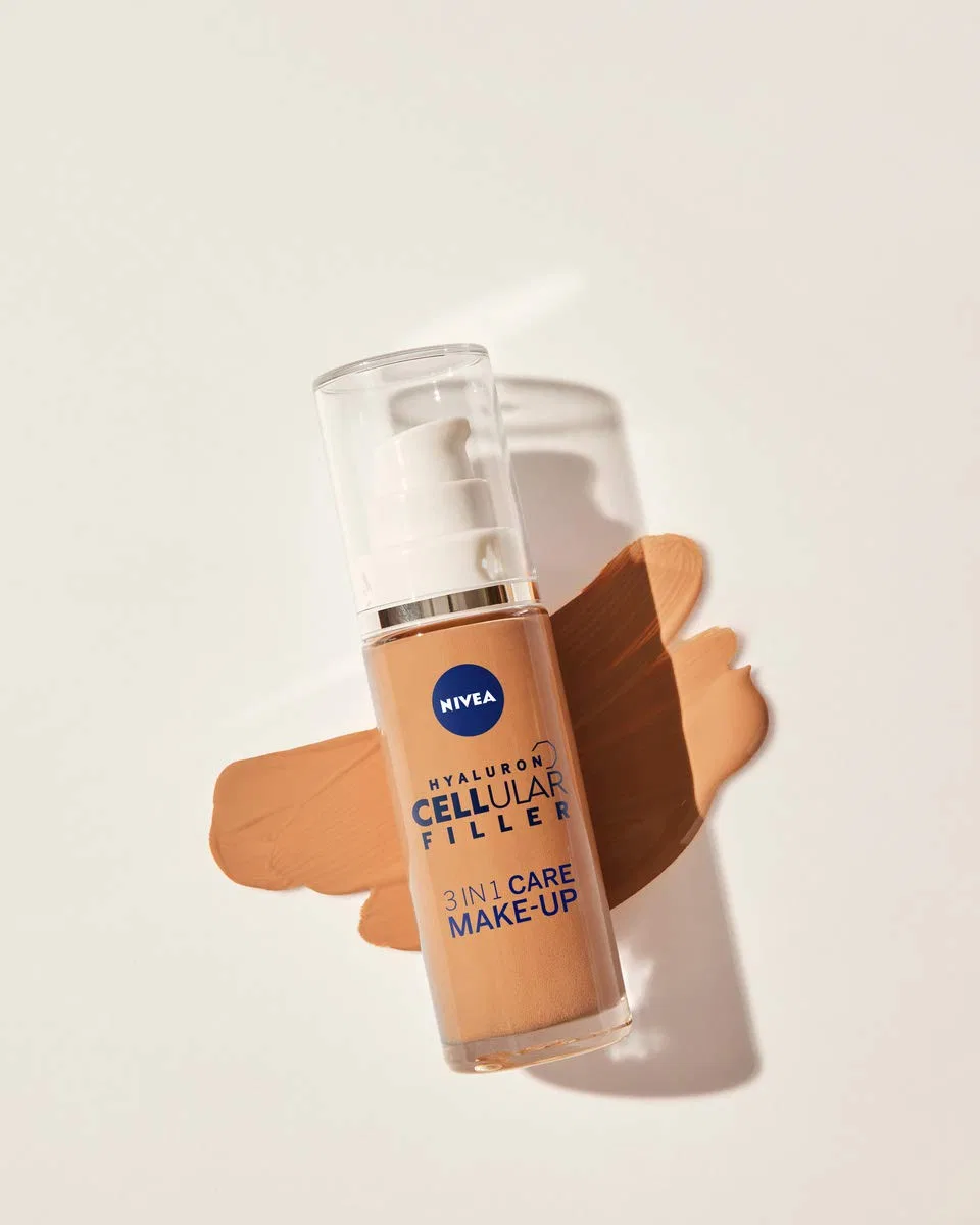 Тональный крем-уход 3-в-1 «Hyaluronic Cellular Filler» от Nivea Nivea, Dark — фото 3