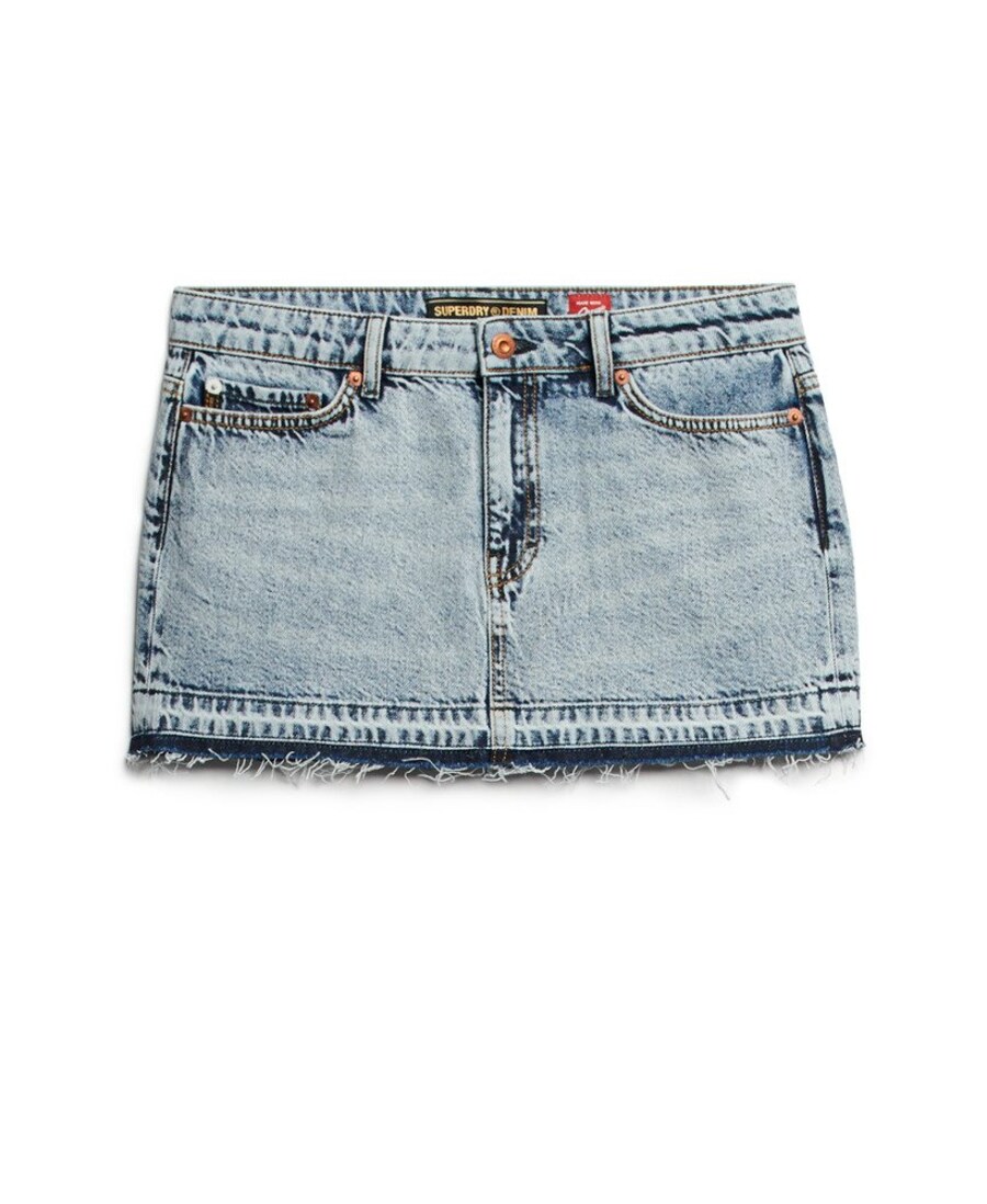 

Юбка Superdry, синий деним