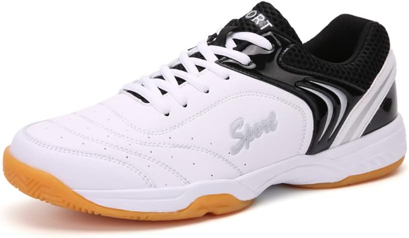 

Мужские бадминтонные кроссовки Maylrvjv, легкие, износостойкие, для занятий в зале, для ракетбола, сквоша и тенниса, белый