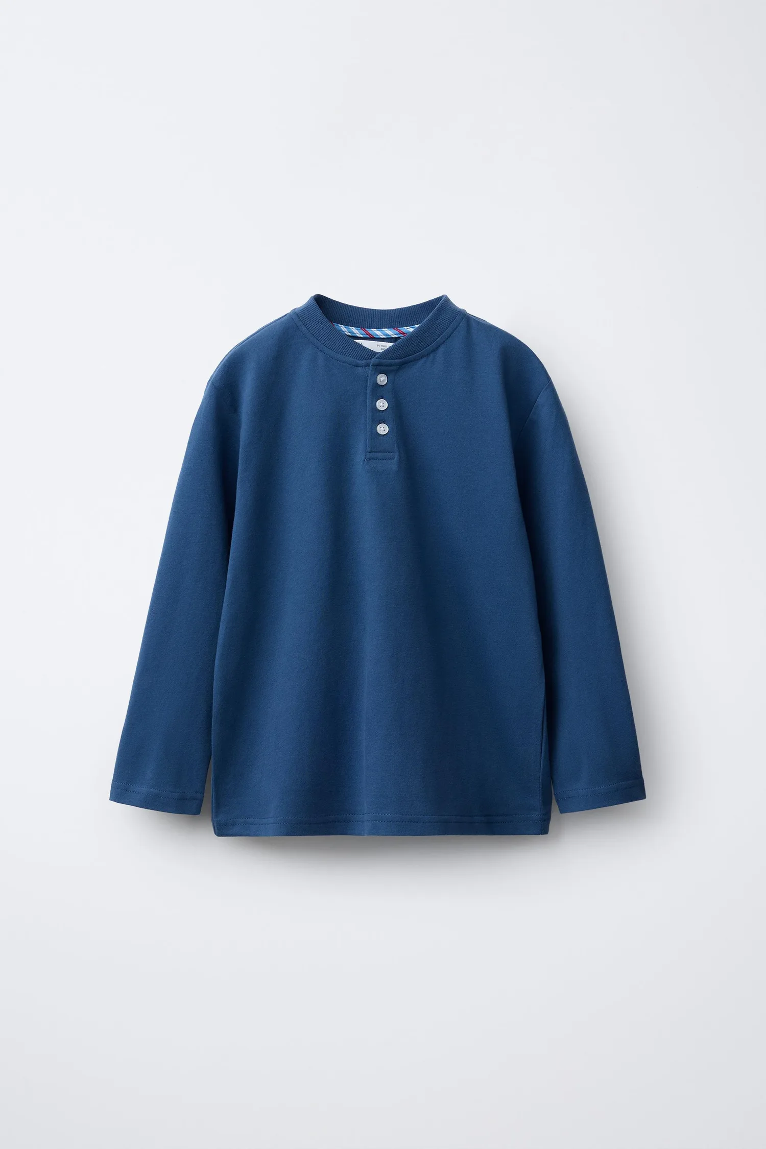 Для детей 6-14 лет / пижамный комплект в полоску Zara, синий — фото 2