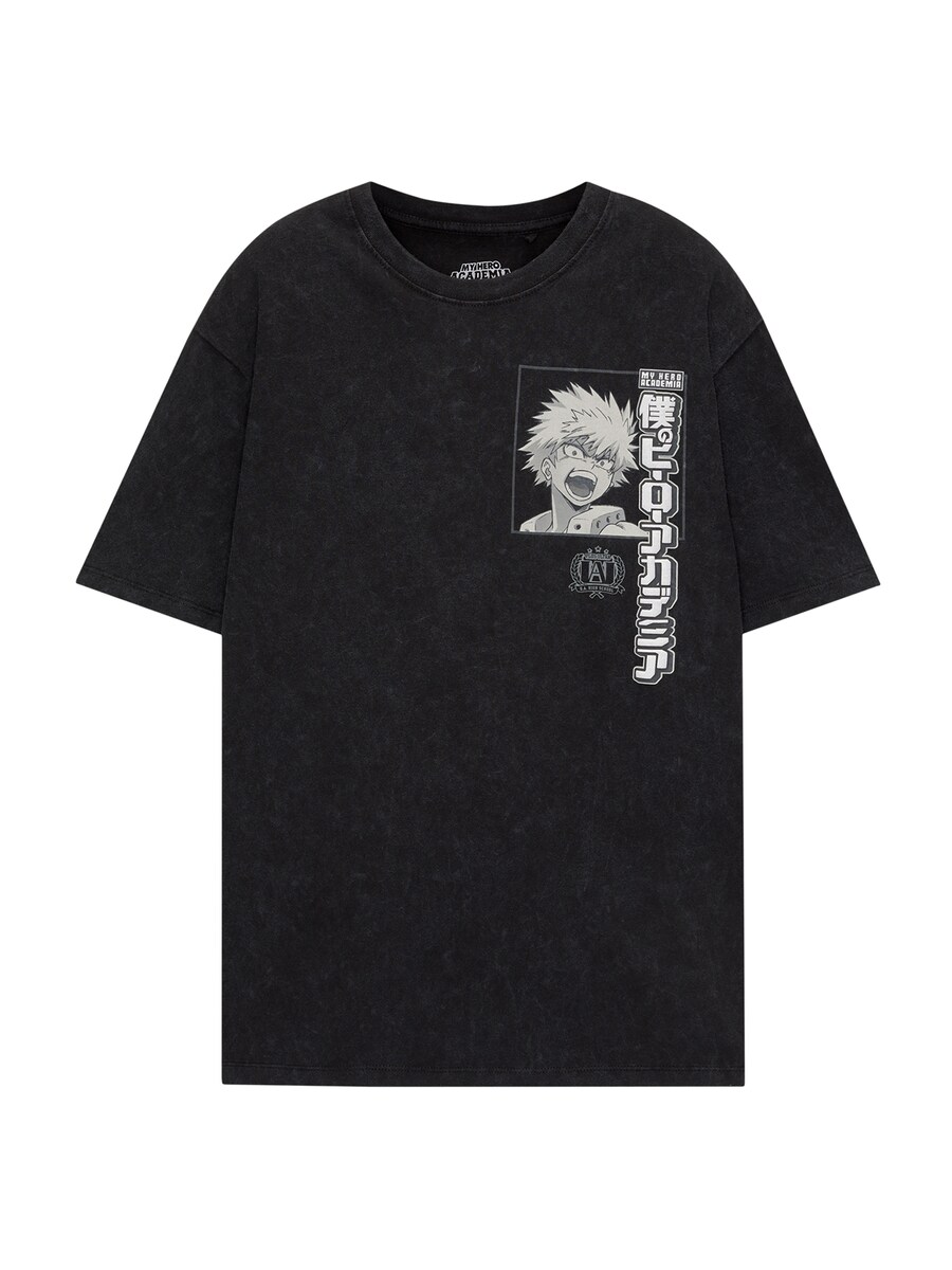 

Рубашка Pull&Bear MY HERO, цвет Anthracite/Light grey