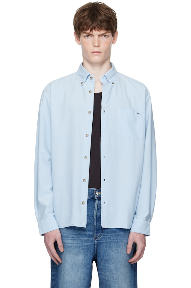 

Футболка Mateo с логотипом A.P.C., синий