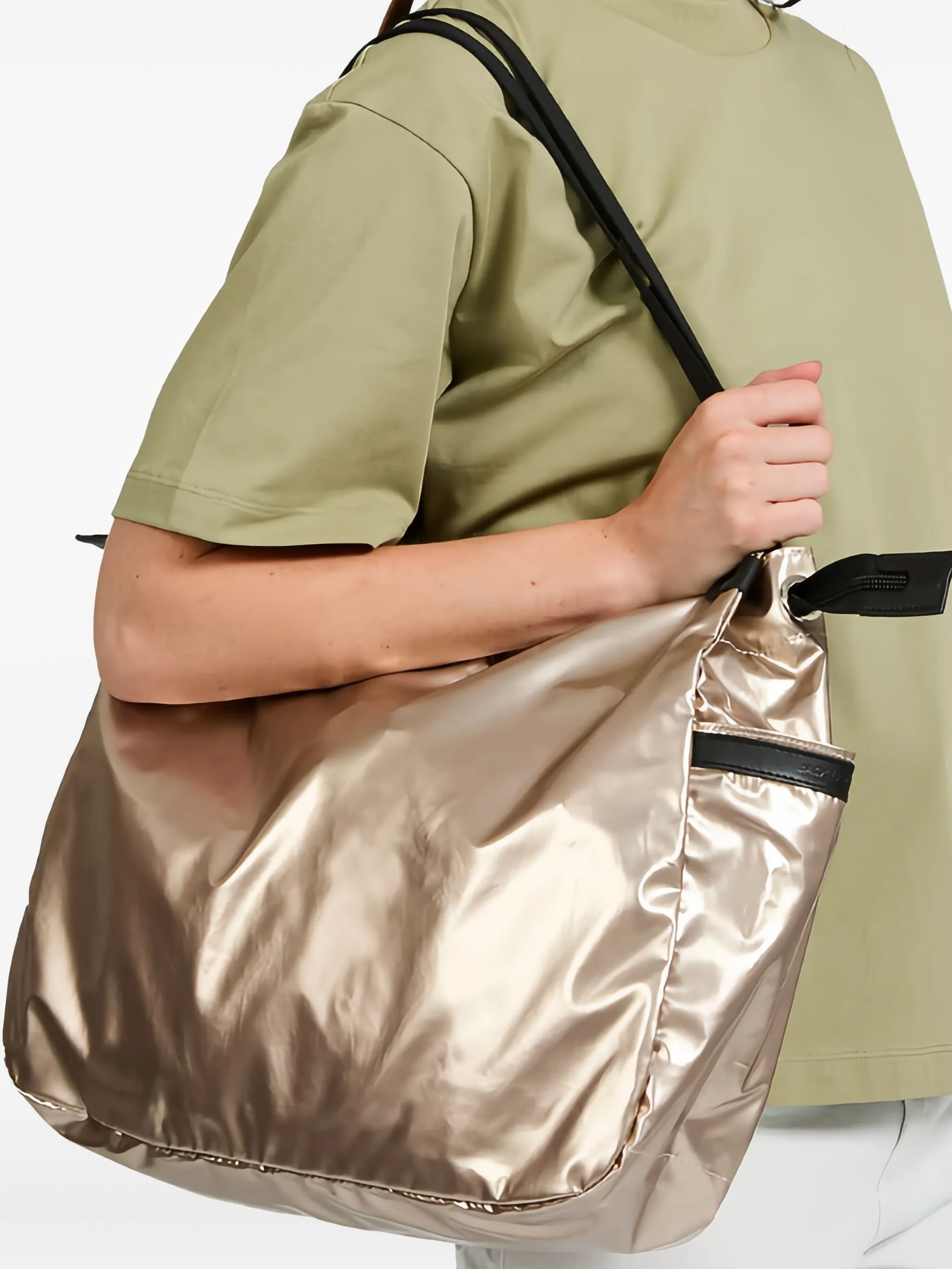 

Сумка на плечо с эффектом металлик Jack Gomme, золотистый