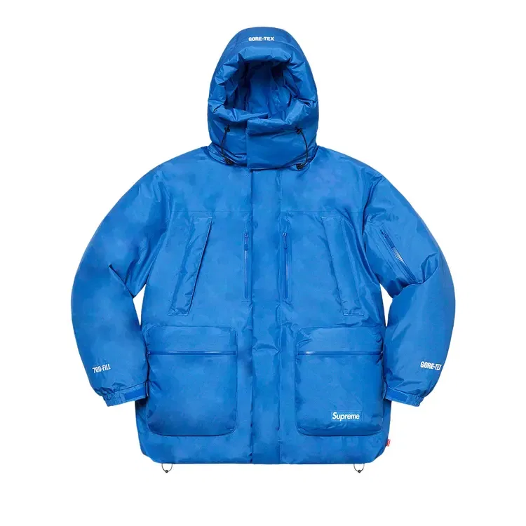 Пуховая парка Supreme GORE-TEX 700-Fill, синий