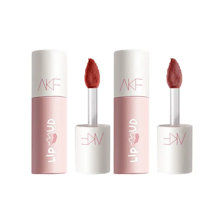 

Soft Matte Lip Mud Matte, легко растушевывается, стойкая, 3г+3г AKF, two-piece set: #m04 rock sugar sweet persimmon+#m07 maris sal toffee