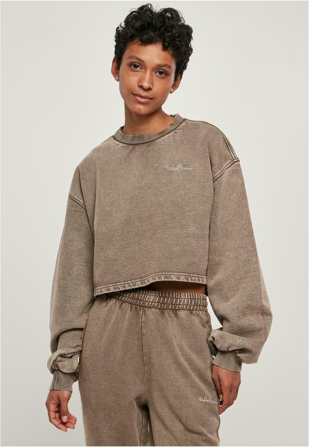 

Толстовка Urban Classics CROPPED SMALL, цвет Brown, Коричневый, Толстовка Urban Classics CROPPED SMALL, цвет Brown