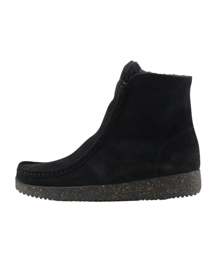 Теплые замшевые ботинки на подкладке Nature Footwear, черный
