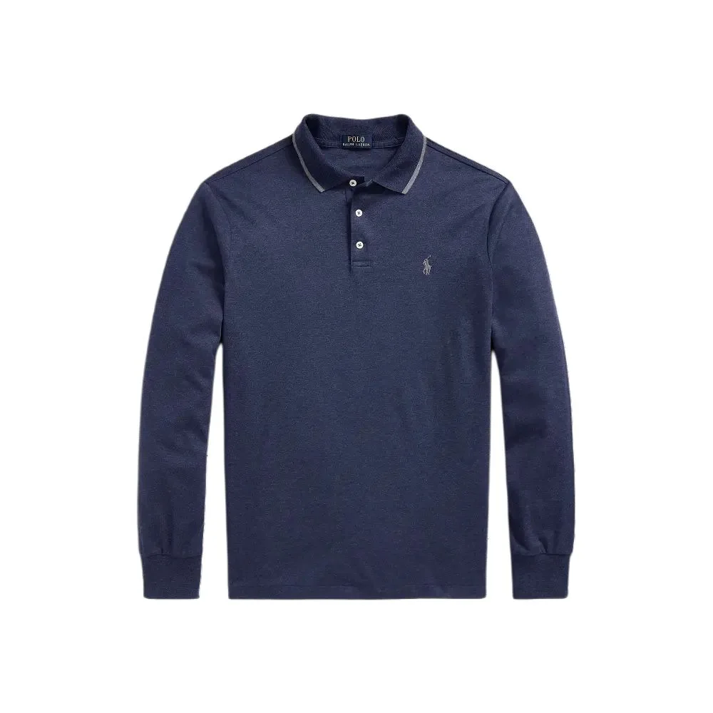Polo Ralph Lauren Футболка-поло мужская marine blue — фото 3