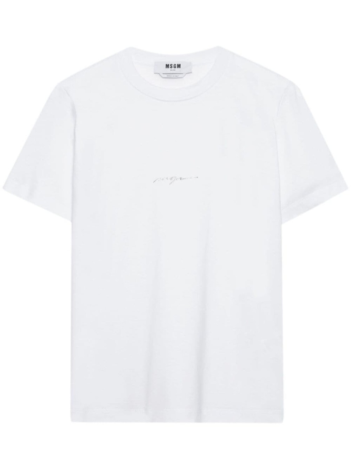 

MSGM футболка из хлопка с логотипом, белый