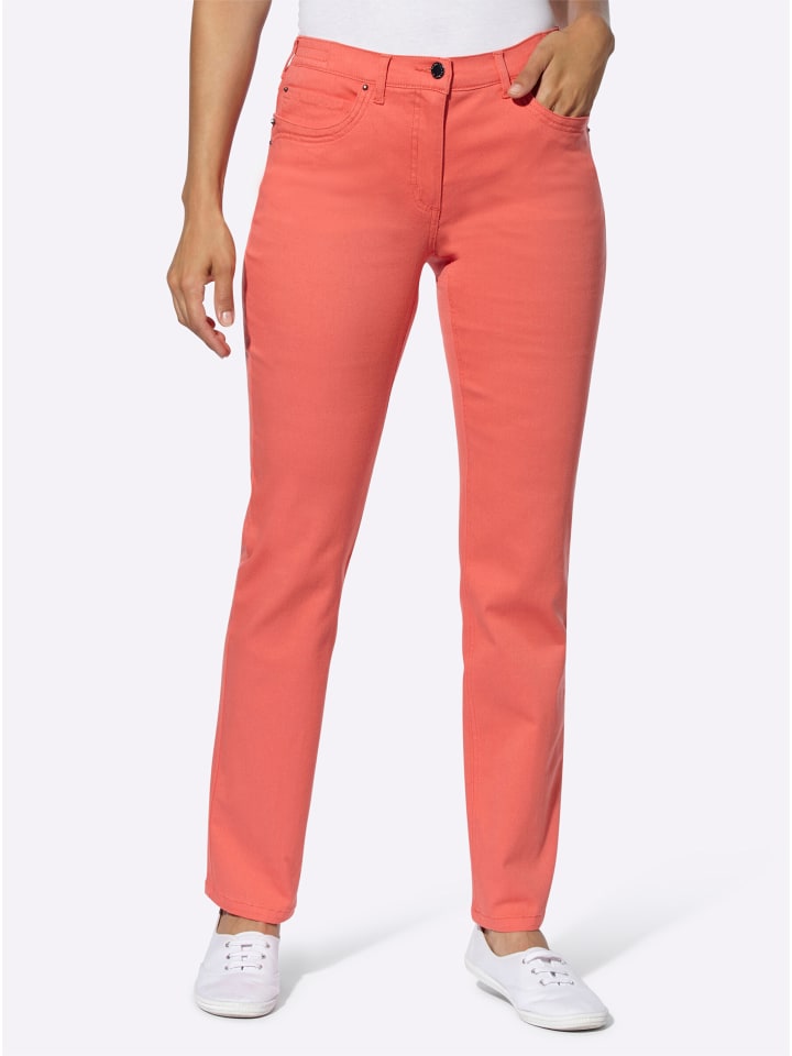 

Джинсы с пятью карманами кораллового цвета WITT WEIDEN