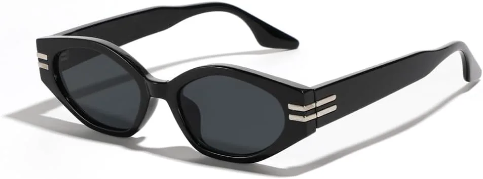 

Ретро солнцезащитные очки для женщин и мужчин, винтажные солнцезащитные очки с защитой от УФ-излучения UV400 для использования на открытом воздухе HCPIHF, 1