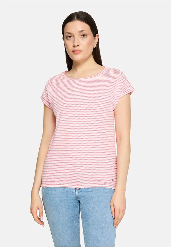 

Повседневная футболка с принтом Betty & Co, Pink Cream, Розовый, Повседневная футболка с принтом Betty & Co, Pink Cream