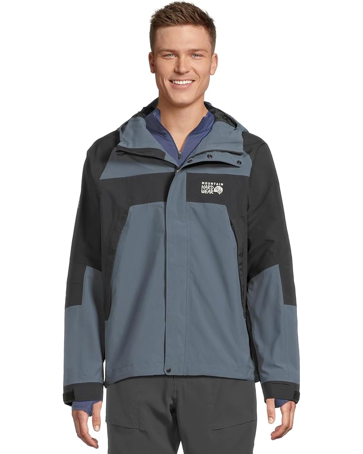

Куртка Mountain Hardwear 2L Full Zip Jacket, цвет Moon Blue/Black, Черный, Куртка Mountain Hardwear 2L Full Zip Jacket, цвет Moon Blue/Black