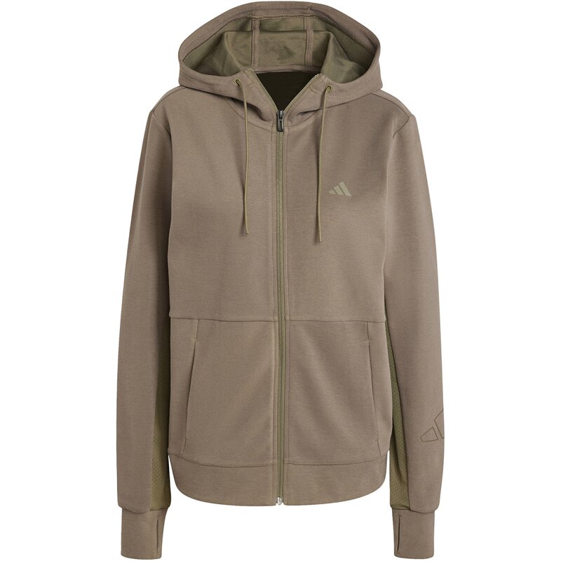 

Тренировочная толстовка с капюшоном Adidas, цвет olistr