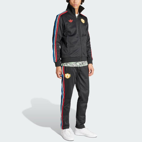 Штаны manchester united stone roses originals штаны asia sizing Adidas, черный — фото 4