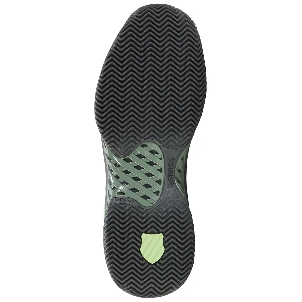 Мужская обувь для тенниса и падела EXPRESS LIGHT 3 HB K· Швейцарский K-Swiss, серый/зеленый — фото 2