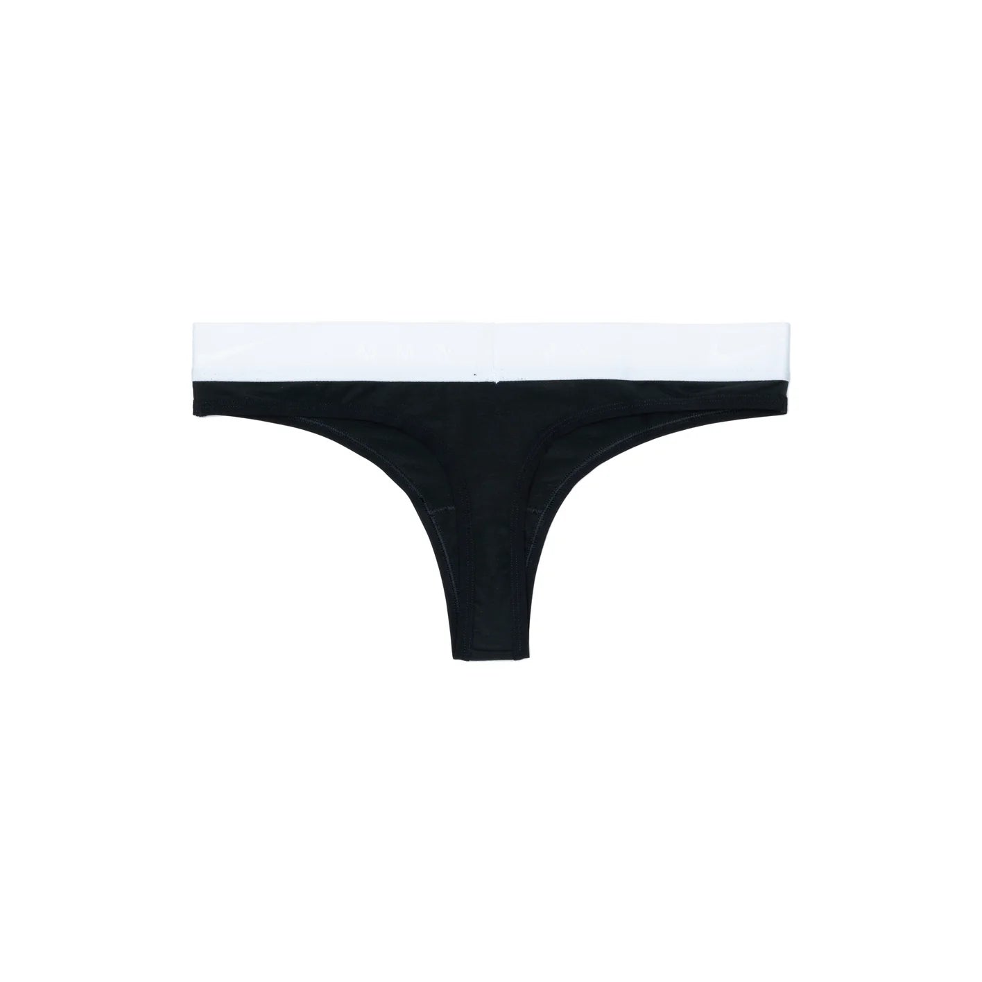 (WMNS) Nike x MMW Thong 'Black White' — фото 2