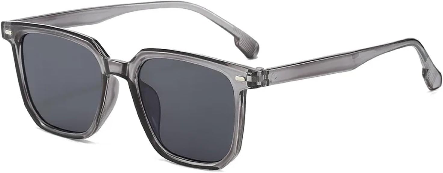 

Солнцезащитные очки с защитой от УФ-излучения UV400 | Маленькая оправа, цветные линзы | Для женщин и мужчин, для занятий спортом на открытом воздухе и вождения DSVIGF, Gray