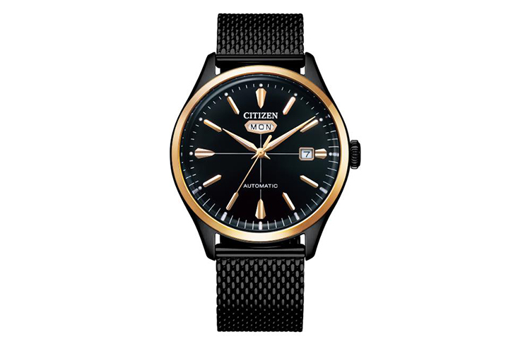 

CITIZEN Часы Mechanical Movement Stainless Steel Strap Watch Men's Watch Black Dial, Black