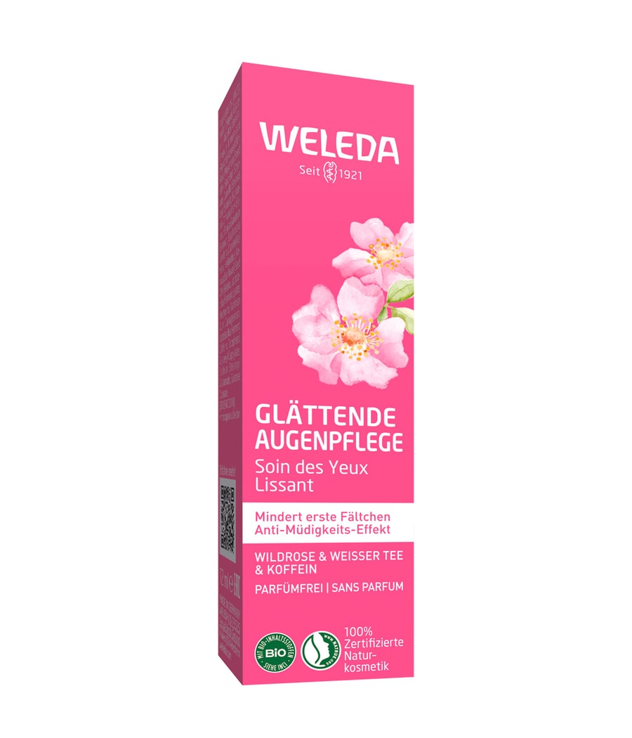 

Крем для глаз Weleda Glättende Augenpflege Wildrose & Weisser Tee, 12 ml