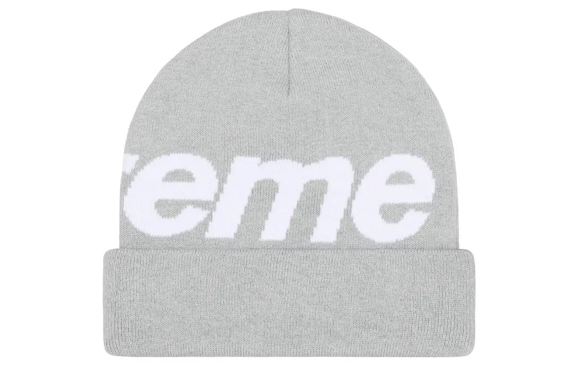 

Шапка Supreme Big Logo, серый