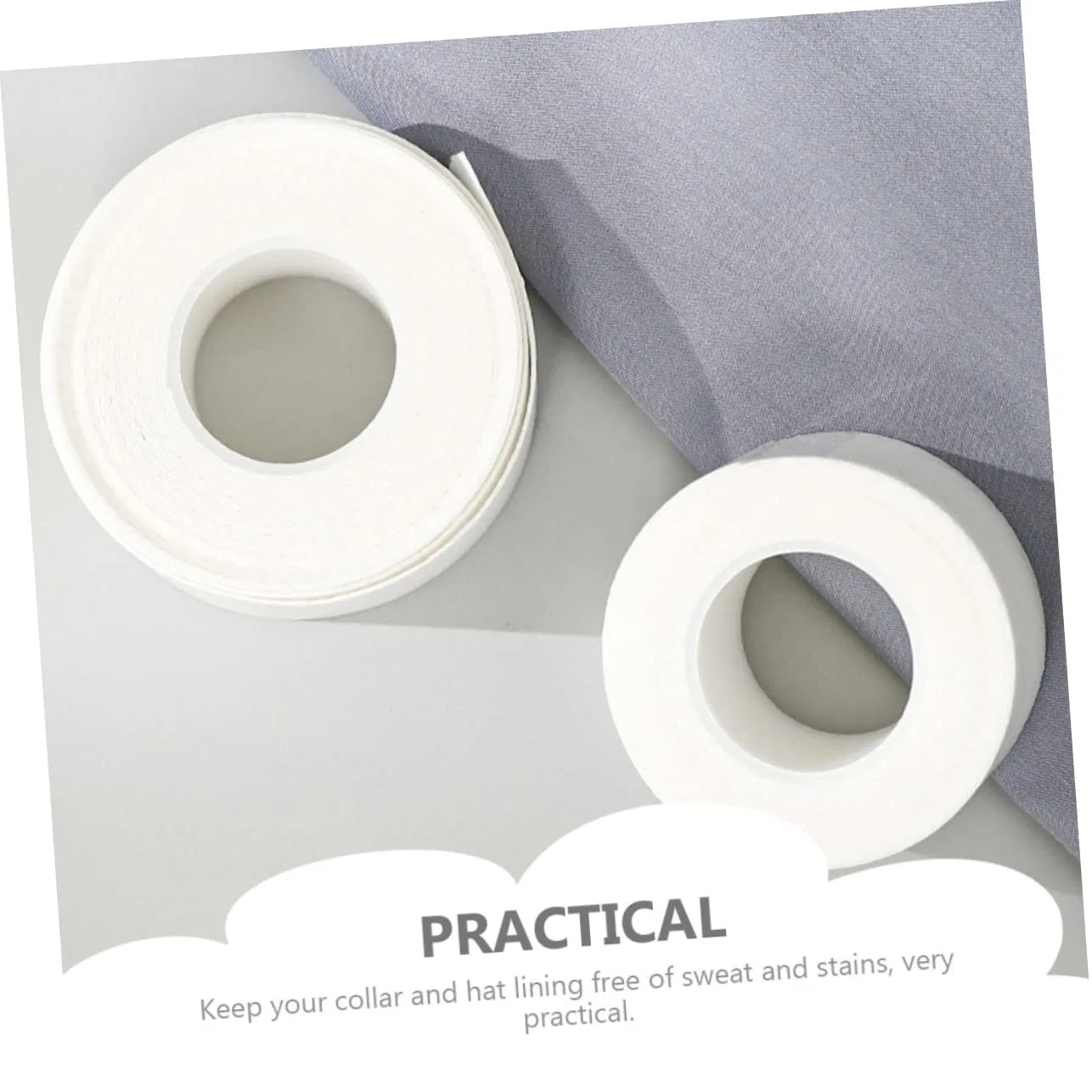 Дезодорант-прокладка для воротника Soesfoufu 15 шт белый — фото 3