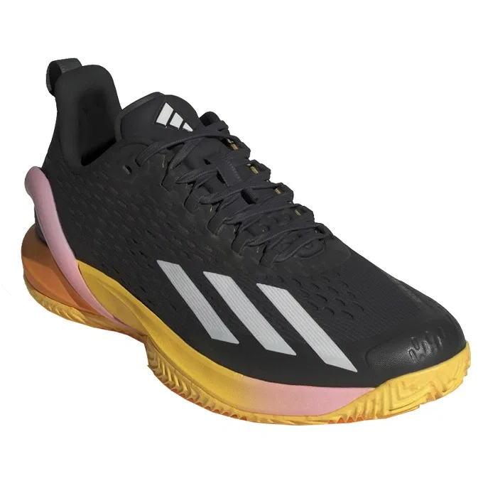 Мужские кроссовки для тенниса «Adizero Cybersonic M MC» от adidas, Black X Z Metallic (If0437) — фото 2