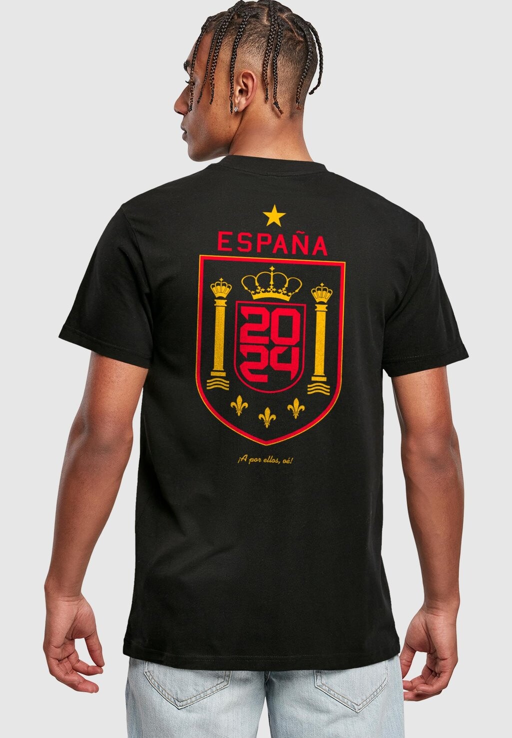 

Футболка с принтом ESPANA Mister Tee, черный