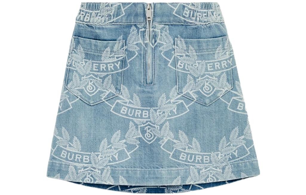 

Юбка детская Burberry, светло-голубой