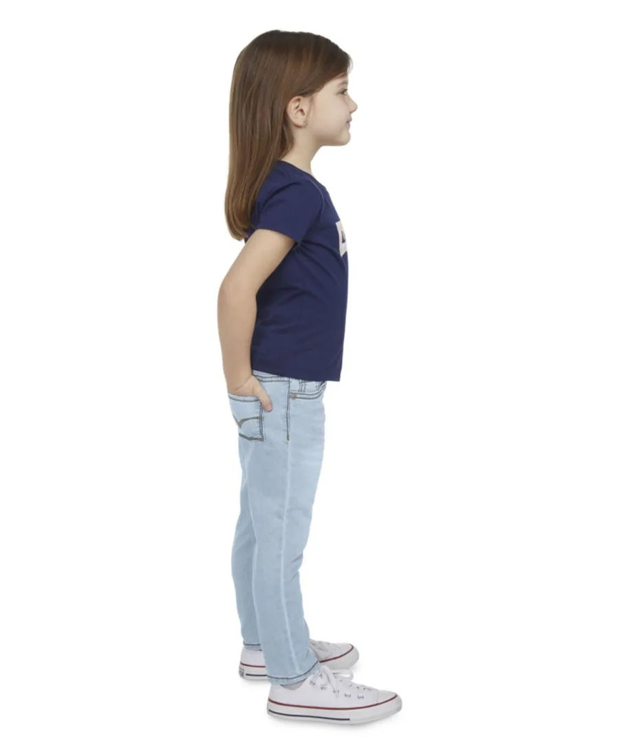 Детские джинсы Brandi Slim-Leg для девочек 2T-4T Levi's, светло-голубой — фото 3