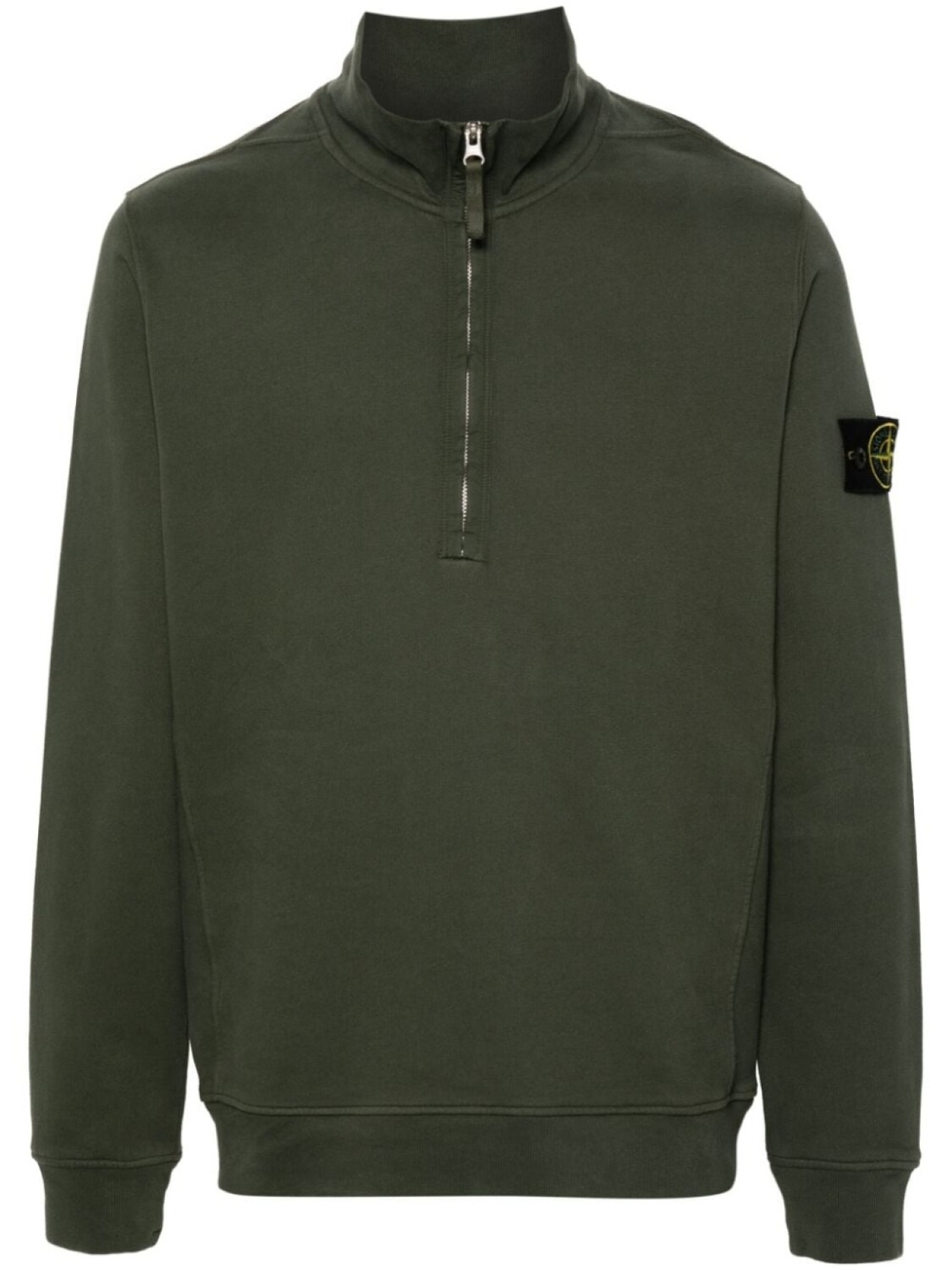 

Stone Island толстовка с логотипом Compass, зеленый