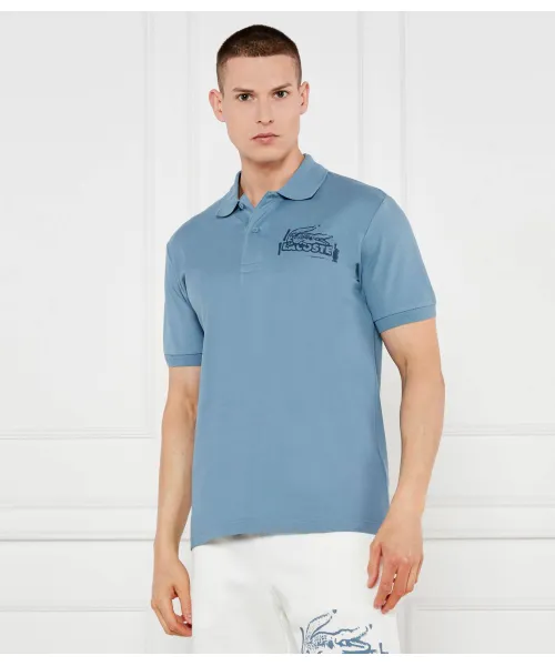 

Футболка поло Classic fit Lacoste, голубой