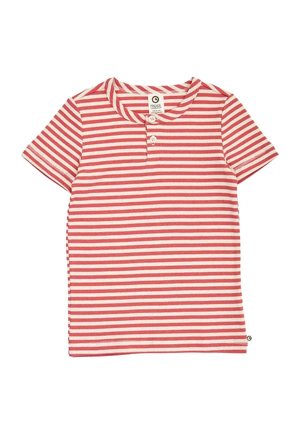 Футболка Green Cotton 1511103700 print t-shirt Müsli, минеральный красный-тофу