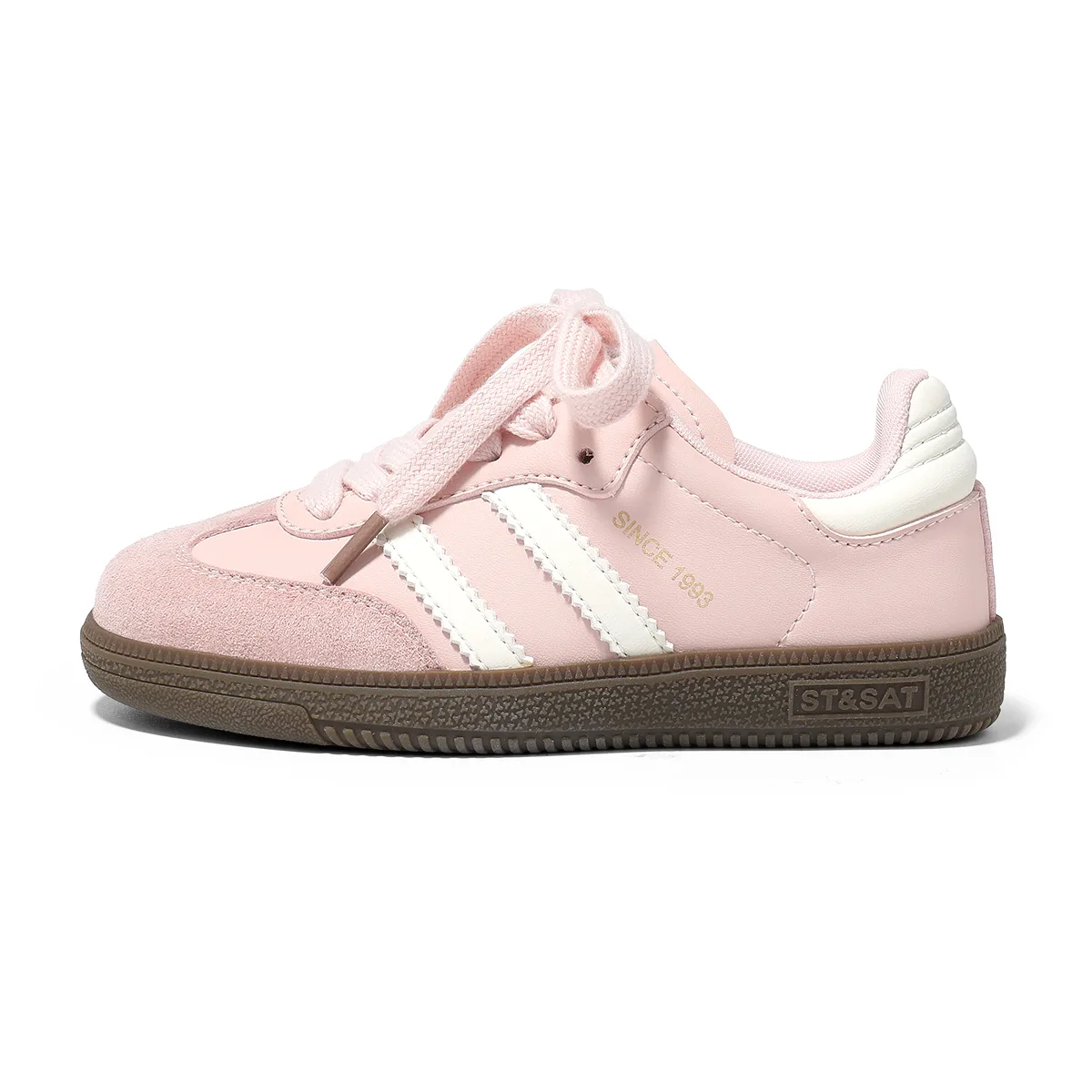 Детские скейтерские кроссовки low top с амортизацией ST&SAT KIDS, Elegant Beige — фото 2