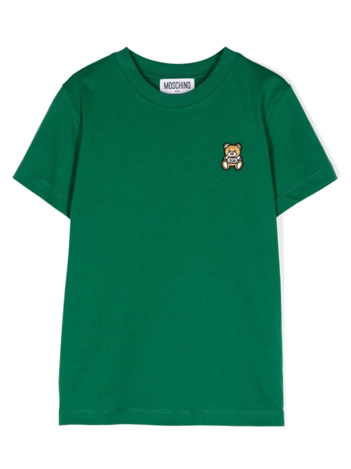 

Moschino Kids футболка с нашивкой Teddy Bear, зеленый