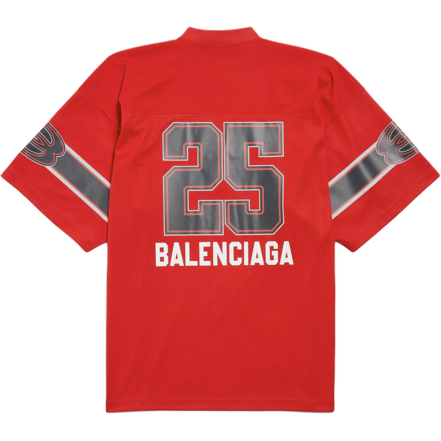 Топ для американского футбола Balenciaga, красный — фото 2