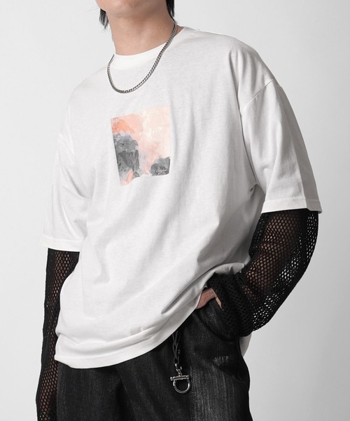 

Футболка с коротким рукавом, абстрактный принт Confirm, белый