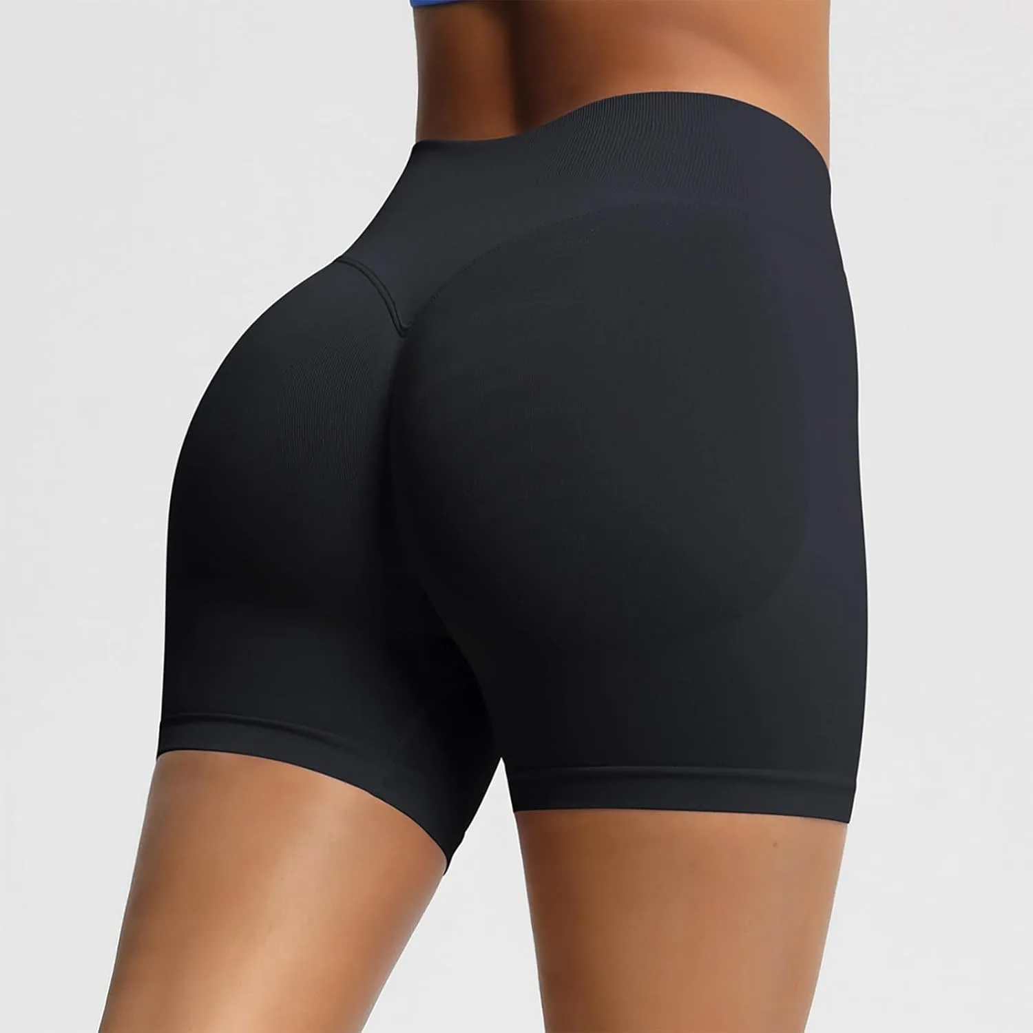 Женские шорты-леггинсы Seamless Shapewear 2026 High Waisted с эффектом подтяжки — фото 4