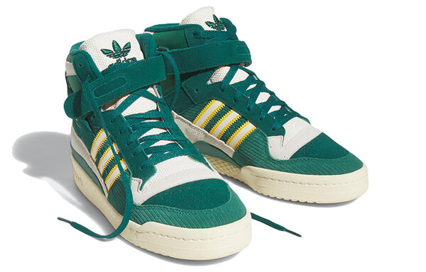 Кроссовки форум 84 высокие кроссовки Adidas, зеленый — фото 3