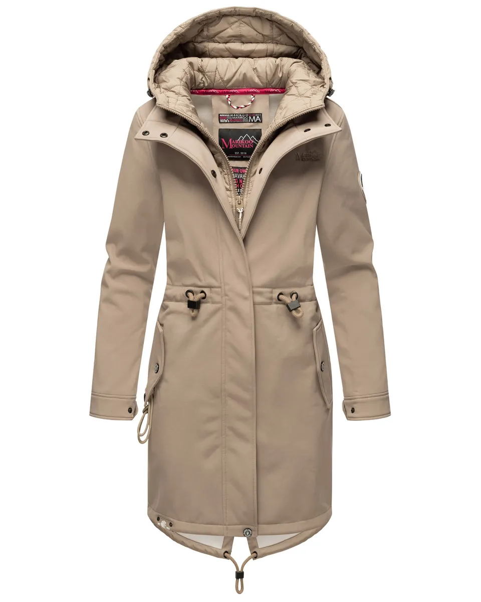

Куртка Marikoo Softshell "Mountain Presanella" с двойным воротником, коричневый