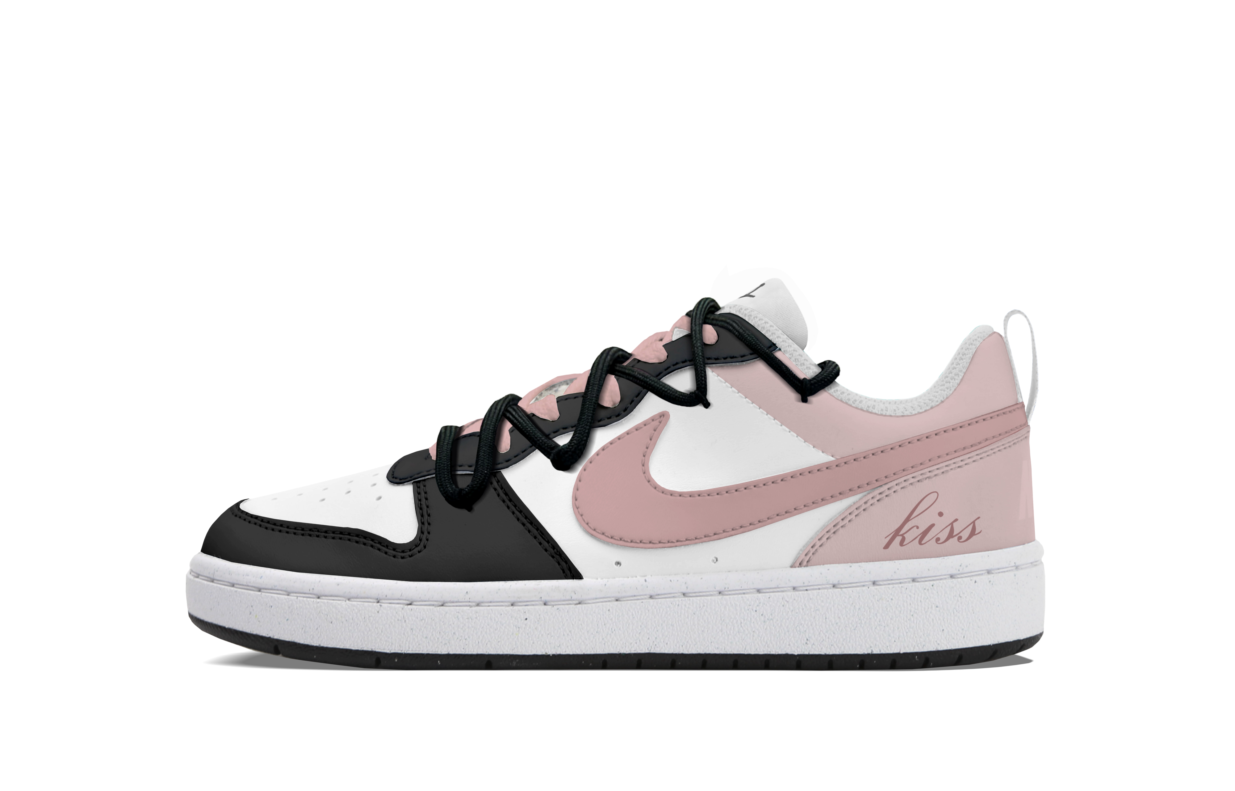

Кроссовки Court Borough Berry Preppy с нескользящей подошвой и износостойкими кроем для детей и подростков Nike, розовый