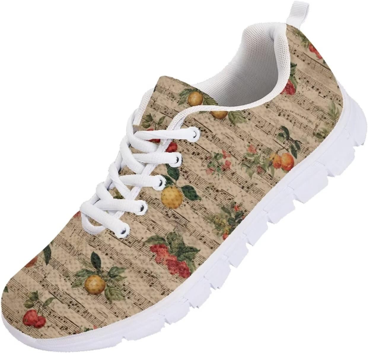 

Мужские кроссовки Funnydude Funny Print для бега, осенние, легкие, дышащие, спортивные, Fruit