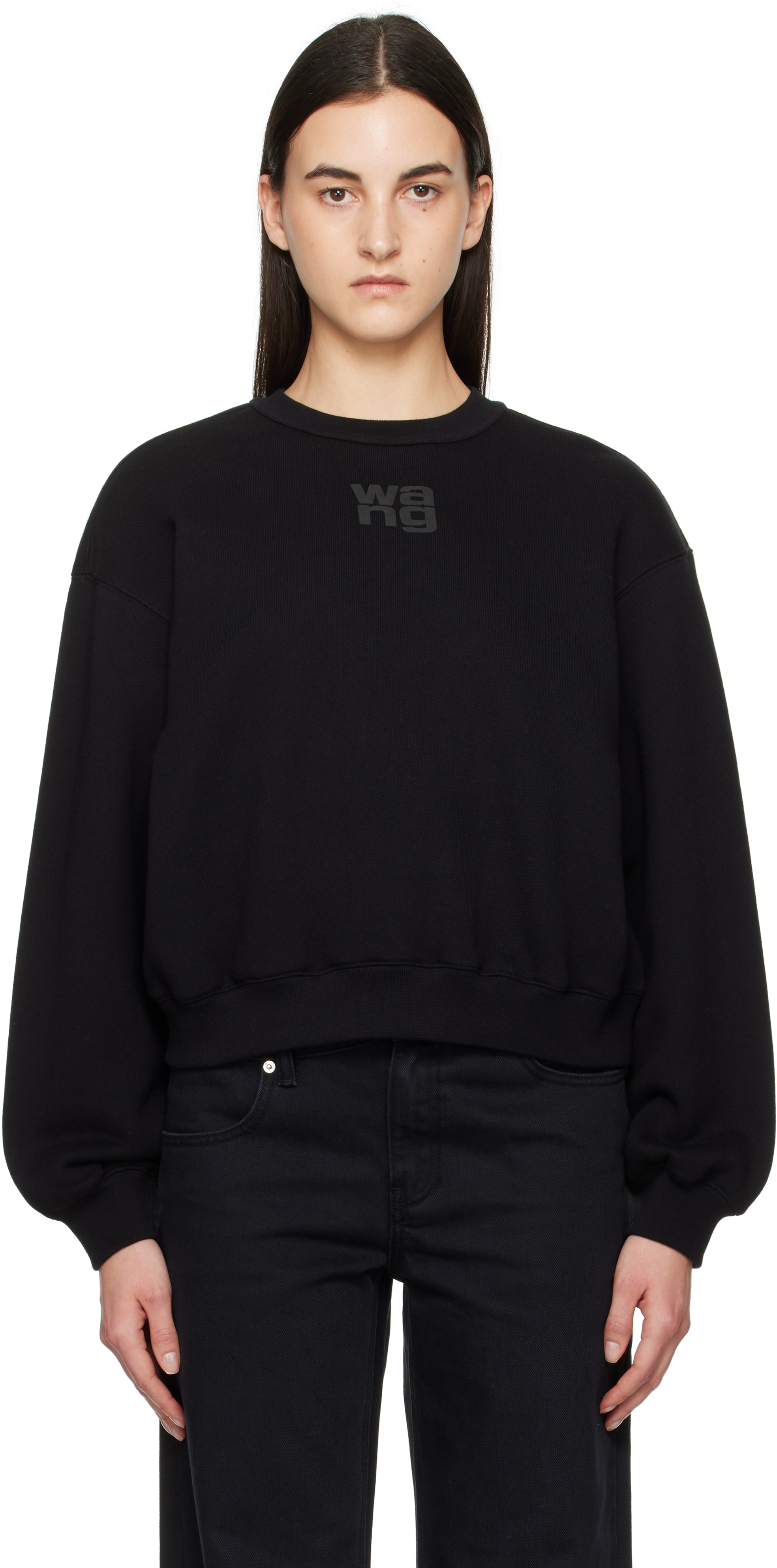 

Толстовка с логотипом Puff alexanderwang.t, черный