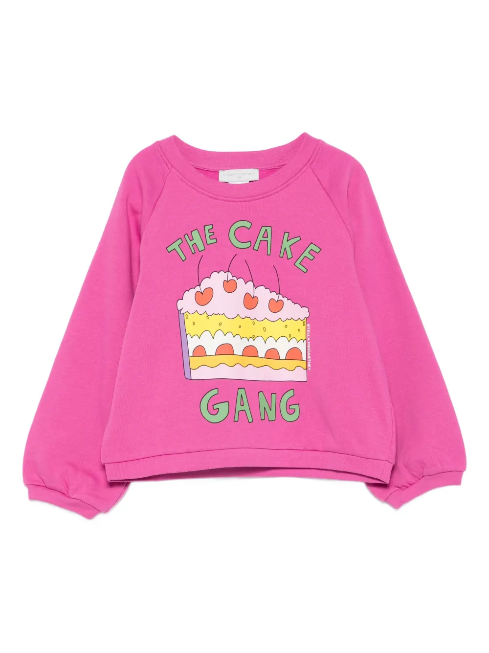 

Толстовка с принтом торта Stella McCartney Kids, розовый